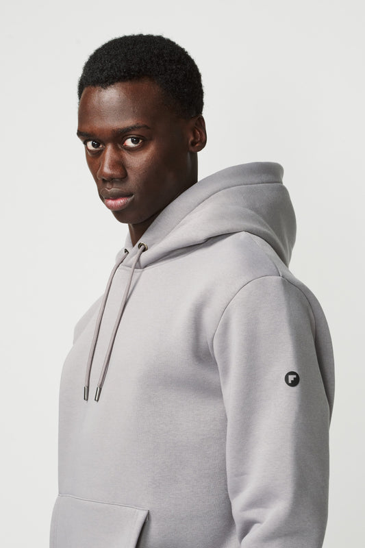 KNIT SWEAT - The Somerset Hoodie grey