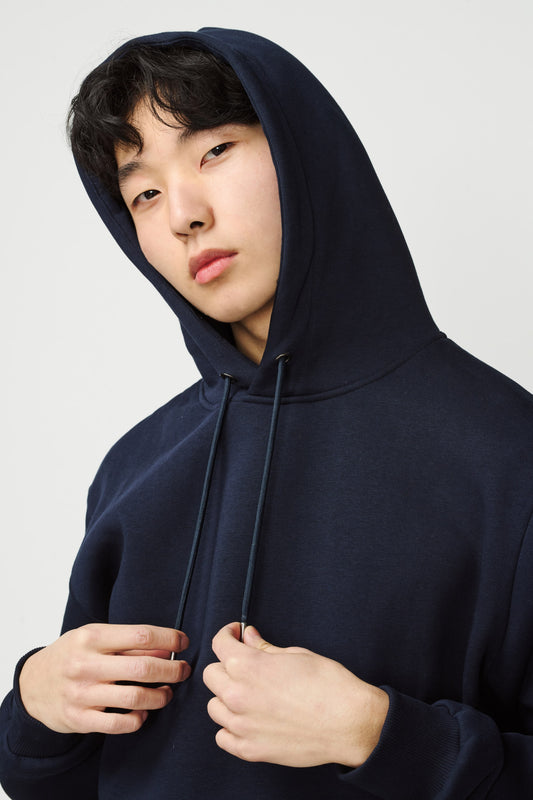 KNIT SWEAT - The Somerset Hoodie blue