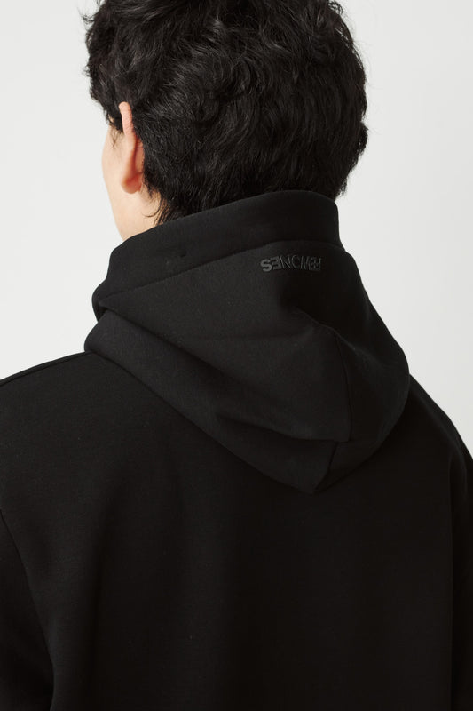 KNIT SWEAT - The Somerset Hoodie black